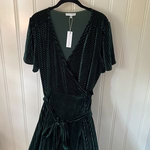 Baltic born | velvet wrap dress | NWT | XXXL